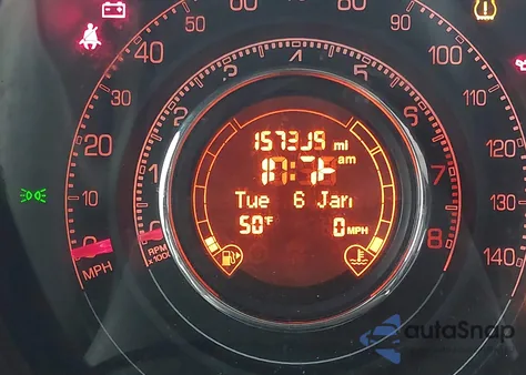 2012 Fiat 500 Sport из США, поврежденный, VIN 3C3CFFBR6CT370472